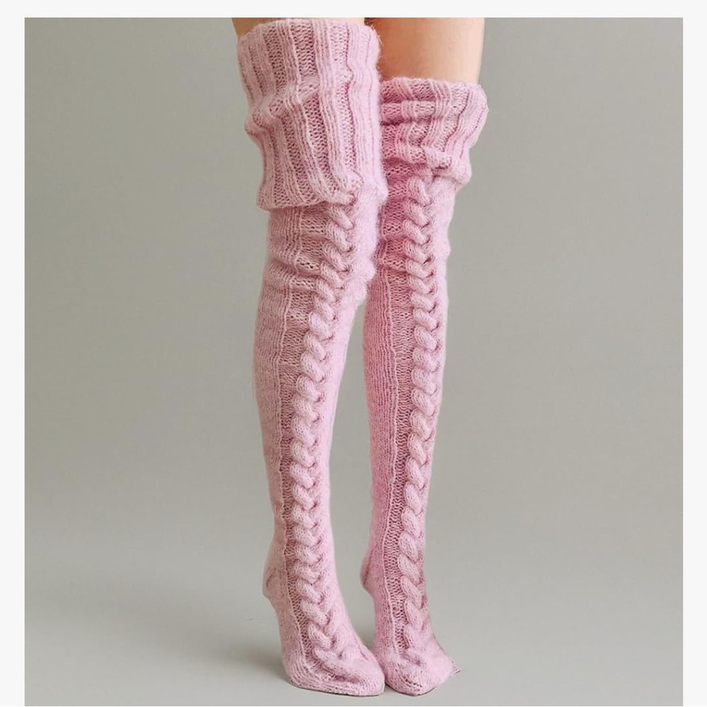 Women Thigh High Socks - Leg Warmers Socks